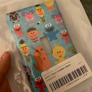 Sesame Street lightswitch plate